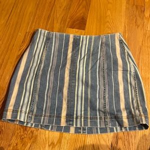 Wild Fable denim Rainbow skirt